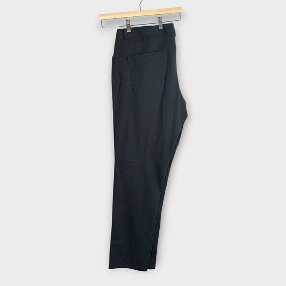 Lululemon ABC Pant Classic Warpstreme 40 x 33 Mens Black Very Dark Midnight Blue - Picture 4 of 7